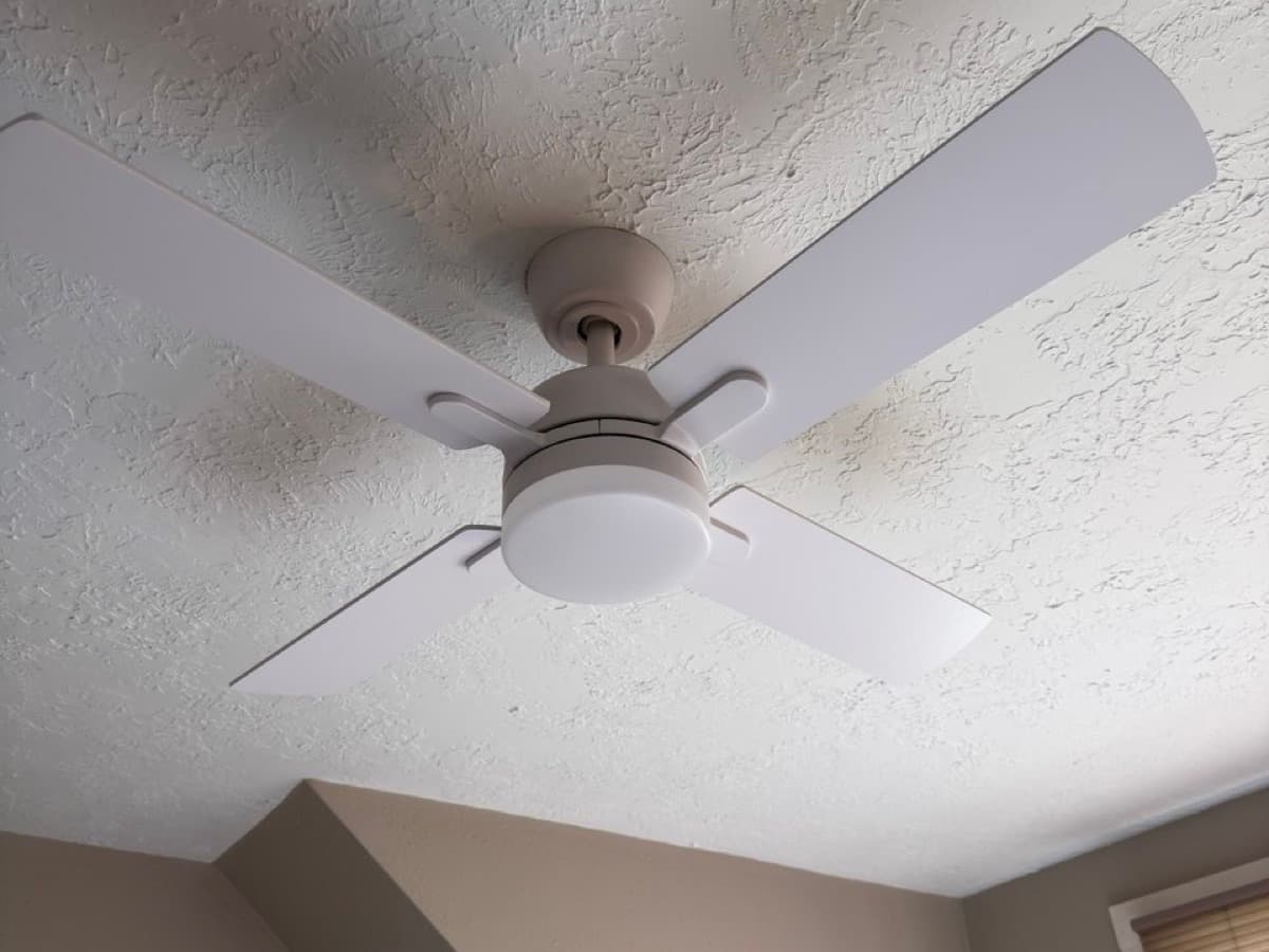 Modern ceiling fan installation Portland — EVN Handyman